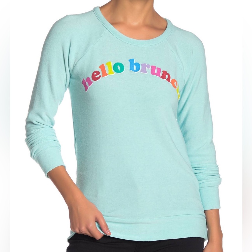 Chaser Hello Brunch Knit Pullover Sweater